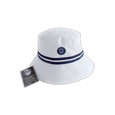 Sombrero Playero para Niño Rayados Blanco Sombrero Playero para Niño Rayados Blanco