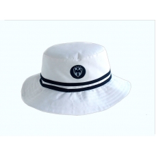Sombrero Playero para Caballero Rayados Blanco